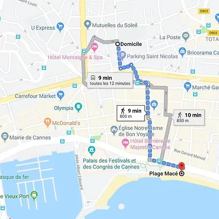 Lejlighed Couronne De Josephine - 10 Mn A Pied Du Palais Et Plages, Charme Et Authenticite Cannes